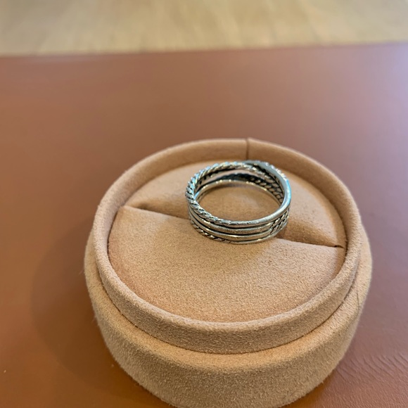 David Yurman Crossover Band Ring Sz 7.5 - Picture 5 of 7